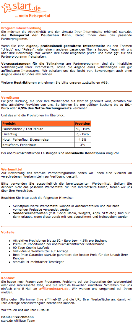 Programmbeschreibung bahn.de